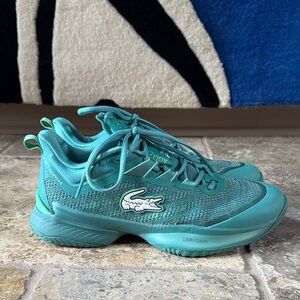 Lacoste Women's AG-LT23 Ultra Tennis Shoes Green